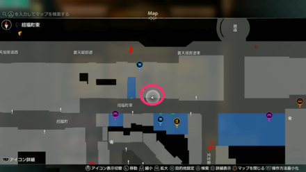 タウリナーの場所マップ