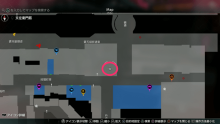 銅の皿の場所マップ