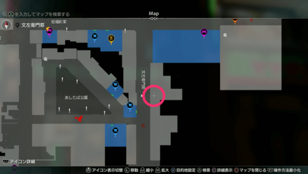 蒼天堀ロッカーキーD3MAP