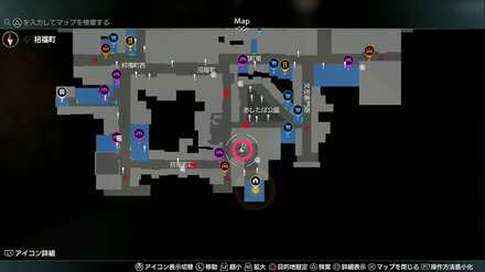 蒼天堀ロッカーキーA1MAP