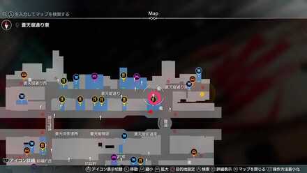 栄養補給・征陸帝の場所マップ