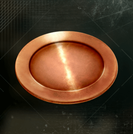 銅の皿画像