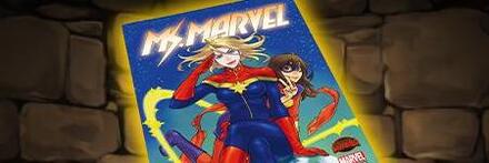 【10749】キャプテン・マーベル&ミズ・マーベル【コミックカバー】