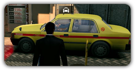 タクシーの場所と利用方法