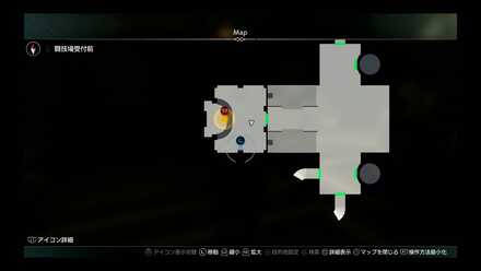 受付前喫煙所MAP