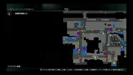 蒼天堀喫煙所MAP