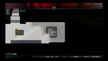 ラウンジ喫煙所MAP