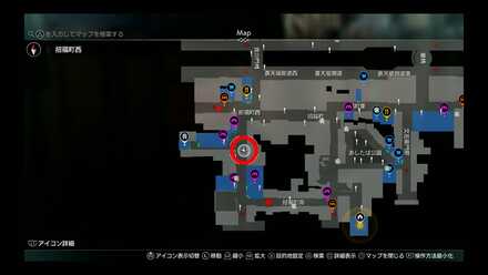 蒼天堀ロッカーキーA5MAP