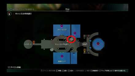 蒼天堀ロッカーキーH4MAP