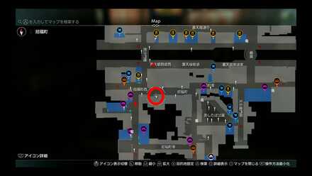 蒼天堀ロッカーキーC1MAP