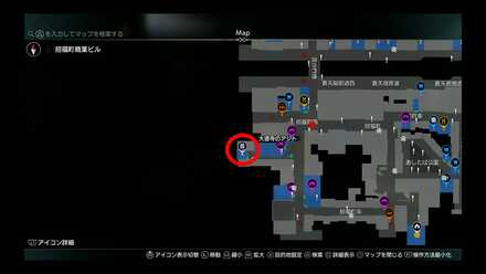 蒼天堀ロッカーキーF1MAP