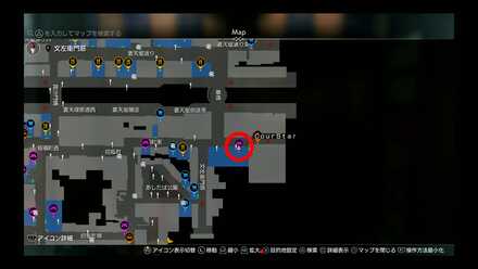 蒼天堀ロッカーキーI1MAP
