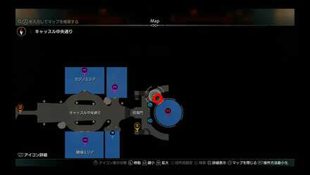 蒼天堀ロッカーキーC2MAP
