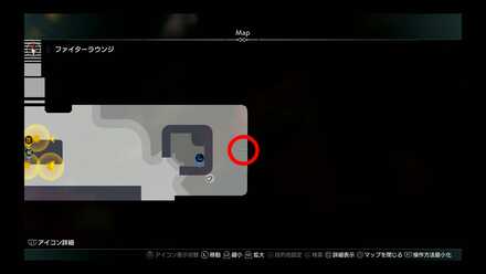 蒼天堀ロッカーキーD4の場所マップ