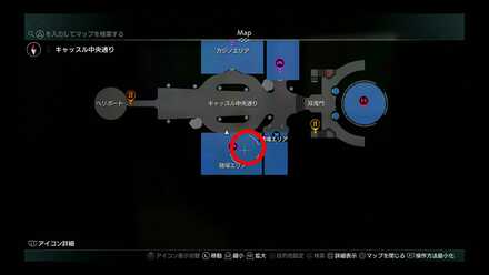 蒼天堀ロッカーキーF3MAP