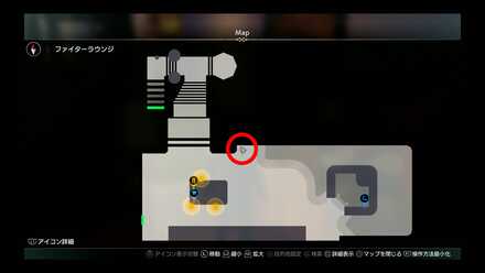 蒼天堀ロッカーキーI5の場所マップ