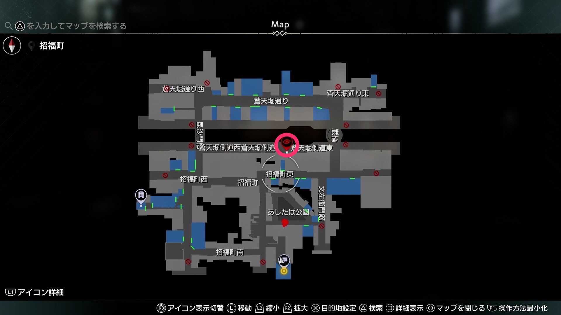 ギャングチーム「白騎士」を撃破せよの場所画像