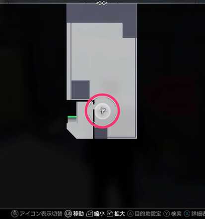 逃げた鶏の場所