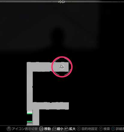 逃げた鶏の場所