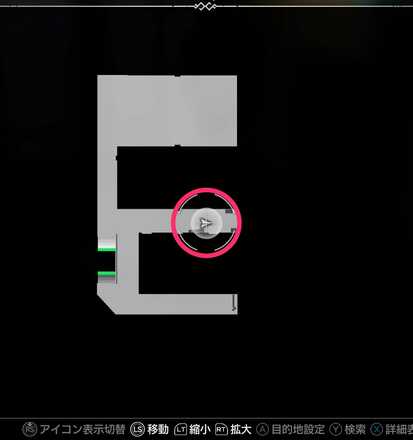 逃げた鶏の場所