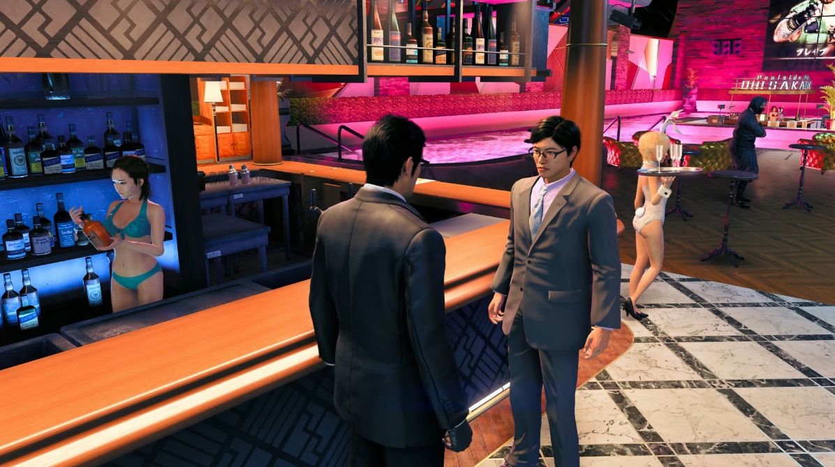 サラリーマンに話しかける