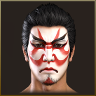 歌舞伎風メイク画像