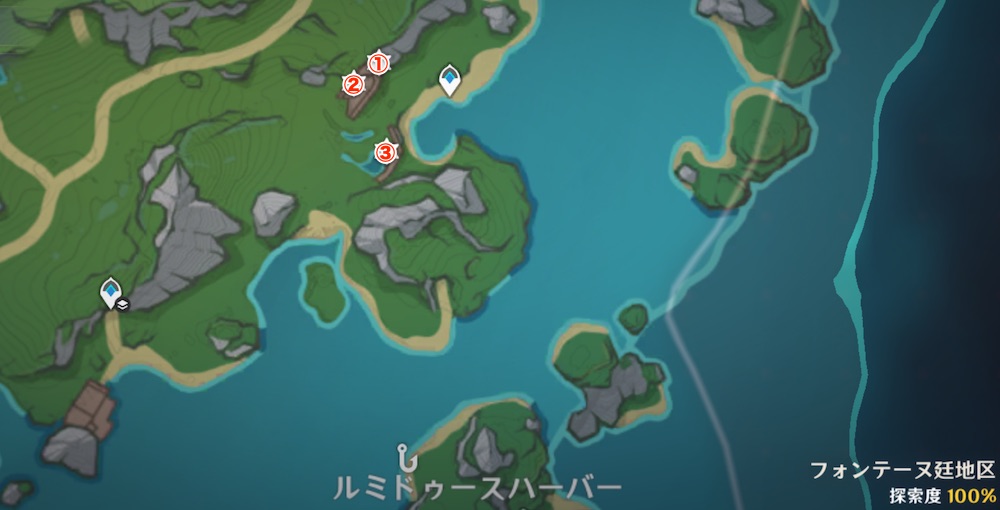 簡易な宝庫の鍵3箇所の場所一覧