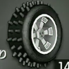 極・スパイクタイヤ画像