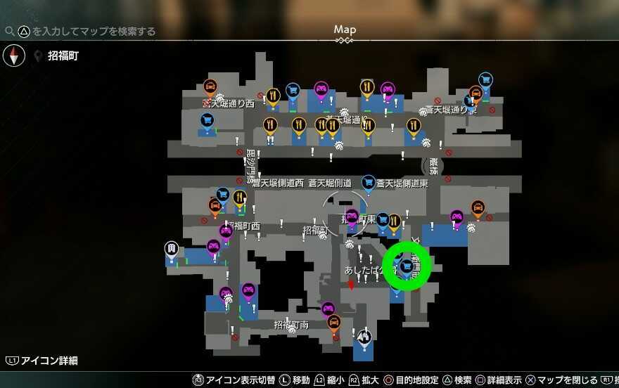 志賀野たばこ商店のマップ