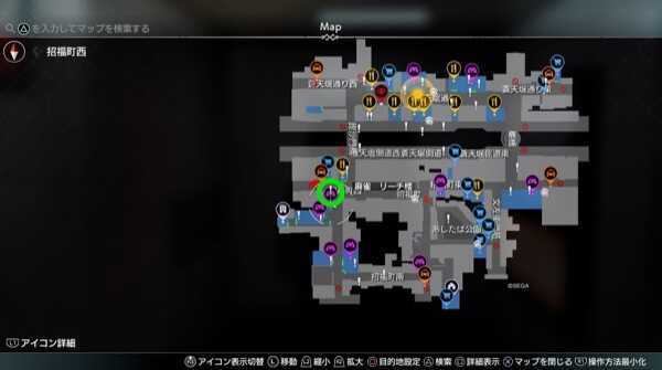 麻雀リーチ桜MAP