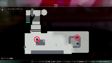 闘技場のファイターラウンジ