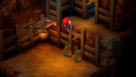 モグラのを足場にする