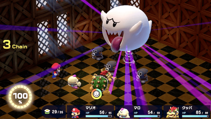 きょうふのしょうげきで恐怖を付与する