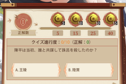 「眩しい陰謀家」クイズ