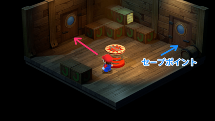 ちんぼつ船のセーブポイント