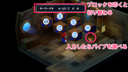 キーワード入力