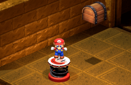 くじを引いた後はジャンプ台で戻れる