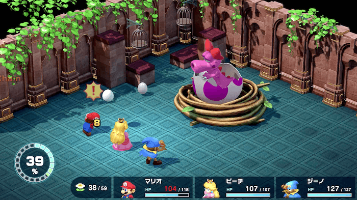 防御でたまごを跳ね返す