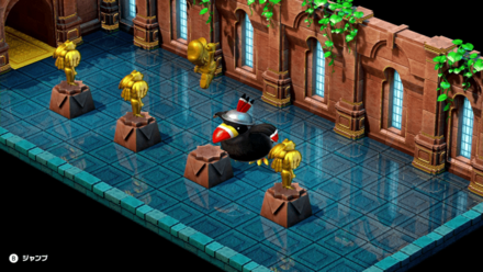 マシュマロの国で銅像のふりを成功させる