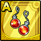 炎のイヤリング画像