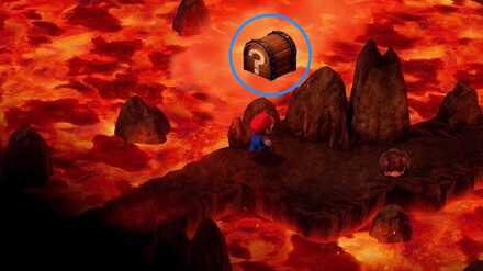 バーレル火山のスターの場所