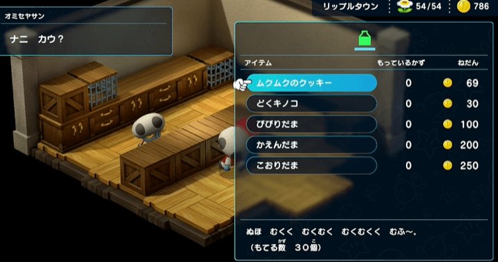 沈没船クリア前のリップルタウンで購入