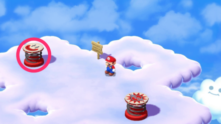 マシュマロ城前へ