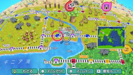 宝くじ駅の場所