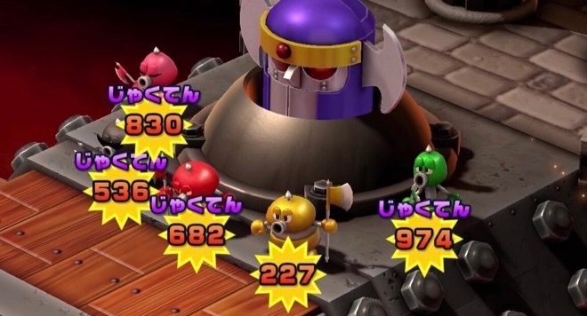 ビリひやファイアビッグボムは弱点属性を持つ敵が複数いるとき有効