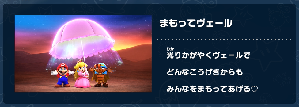 まもってヴェールの説明