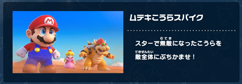 ムテキこうらスパイクの説明