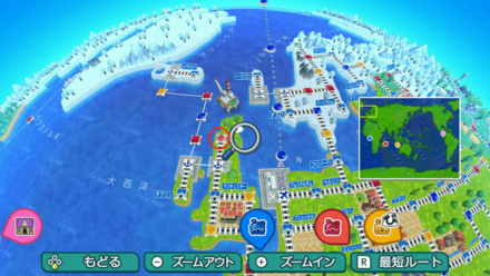 リバプール港の1マス上の宝くじ駅