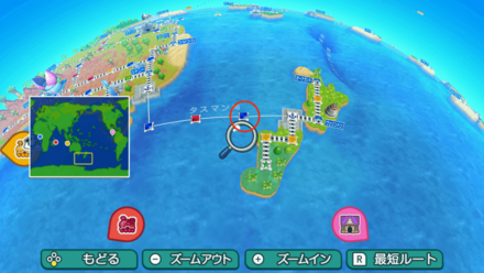 ウェリントン港の1マス左のプラス駅