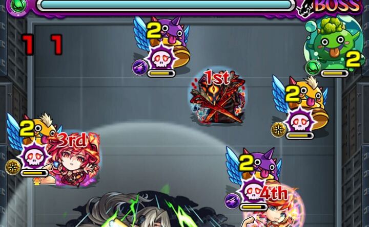 ドクロで防御ダウン